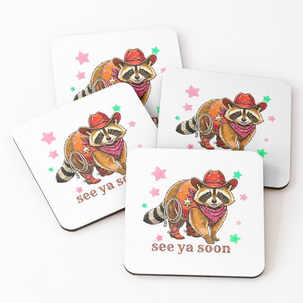 Item preview, See Ya Soon Raccoon Funny Animal | Cute Walking Raccoon designed and sold by FerminVigo.