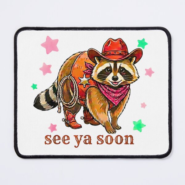 Item preview, See Ya Soon Raccoon Funny Animal | Cute Walking Raccoon designed and sold by FerminVigo.