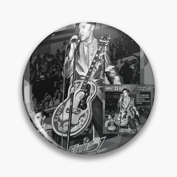 Item preview, Elvis Presley grayscale  designed and sold by Japanese art.