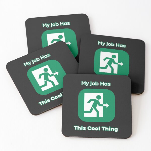 Item preview, My Job Has This Cool Thing Funny Exit Sign Shirt designed and sold by La-Nuna.
