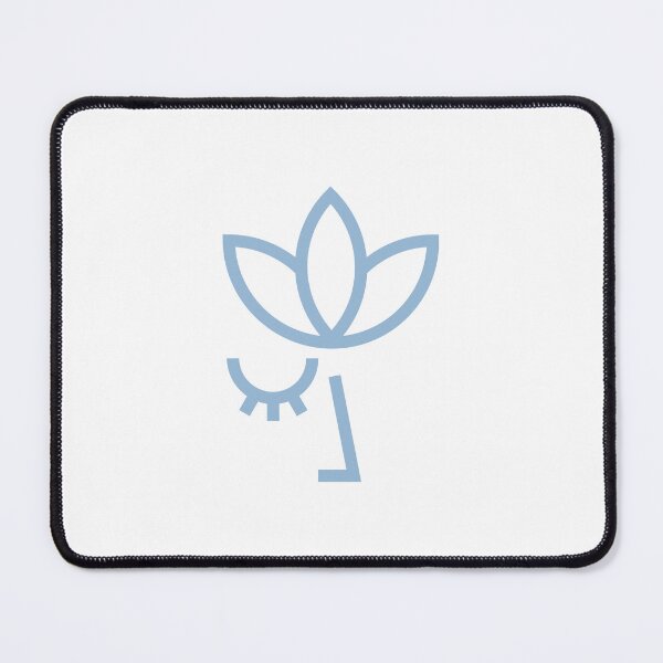 Item preview, Minimalist Blue Lotus Winking Eye designed and sold by LekkieStudioArt.