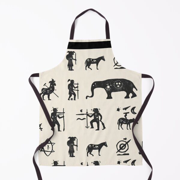 Item preview, Neolithic Art Celestial Hunter - Ancient Cave Painting Pictograms #1 designed and sold by Message from Earth.