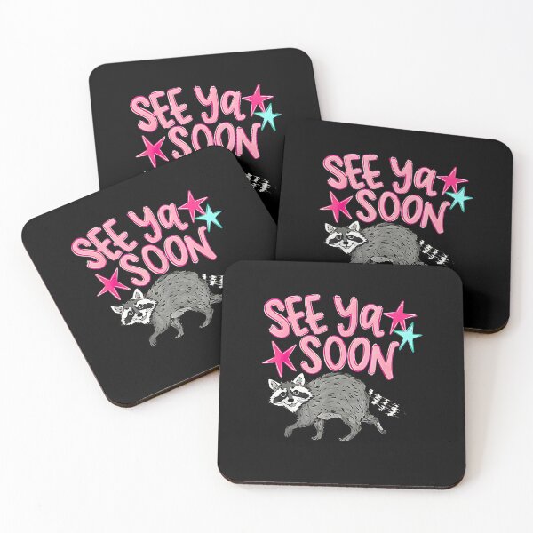 Item preview, See Ya Soon Raccoon Funny Animal | Cute Walking Raccoon  designed and sold by FerminVigo.