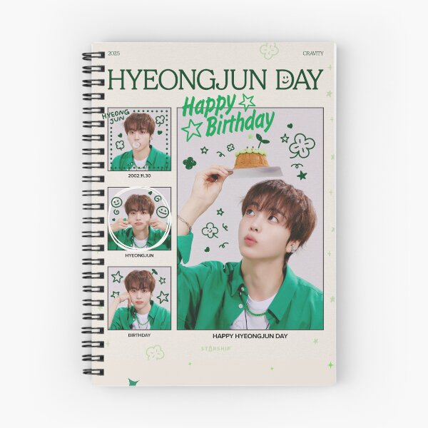 Item preview, happy birthday HYEONGJUN OF CRAVITY (KPOP) designed and sold by jaofnn.