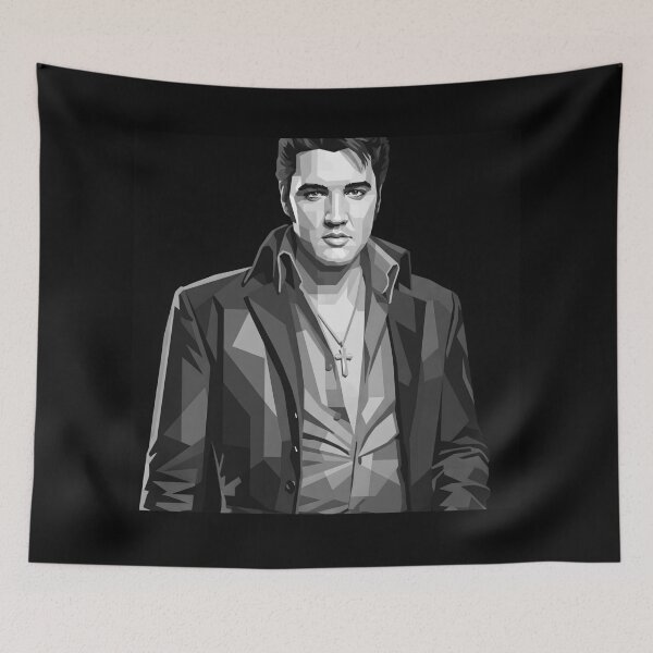Item preview, Elvis Presley grayscale  designed and sold by Japanese art.