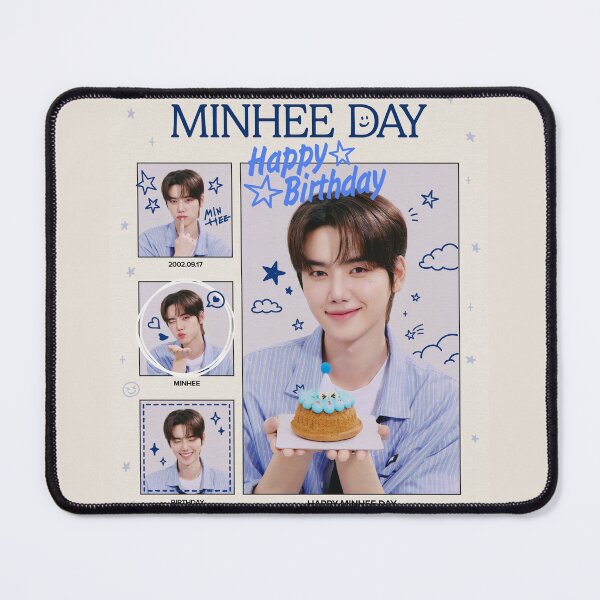 Item preview, happy birthday MINHEE OF CRAVITY (KPOP) designed and sold by jaofnn.