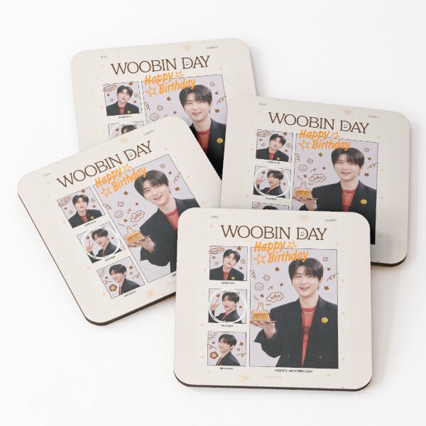 Item preview, happy birthday WOOBIN OF CRAVITY (KPOP) designed and sold by jaofnn.