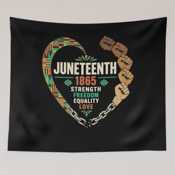 Item preview, Juneteenth 1865 Heart Fists Black History Melanin Men Women Kids designed and sold by clothesy7.