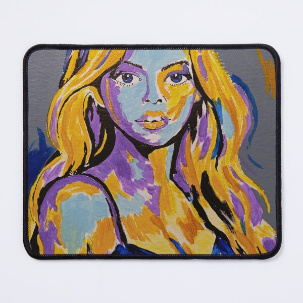 Item preview, Velora - Vibrant feminine portrait expressing emotion through bold colors designed and sold by ElysiumArtworks.