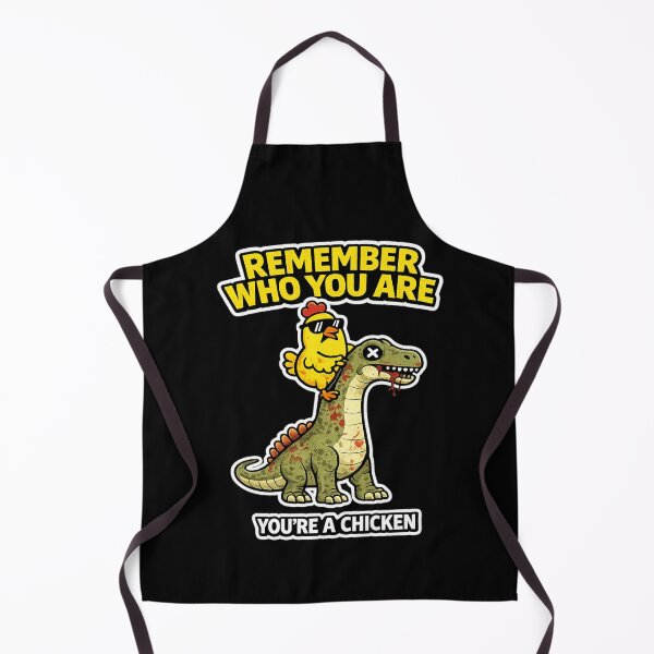 Item preview, Remember Who You Are You’re A Chicken Funny Dinosaur Meme Brachiosaurus designed and sold by VibeOffline Studio.