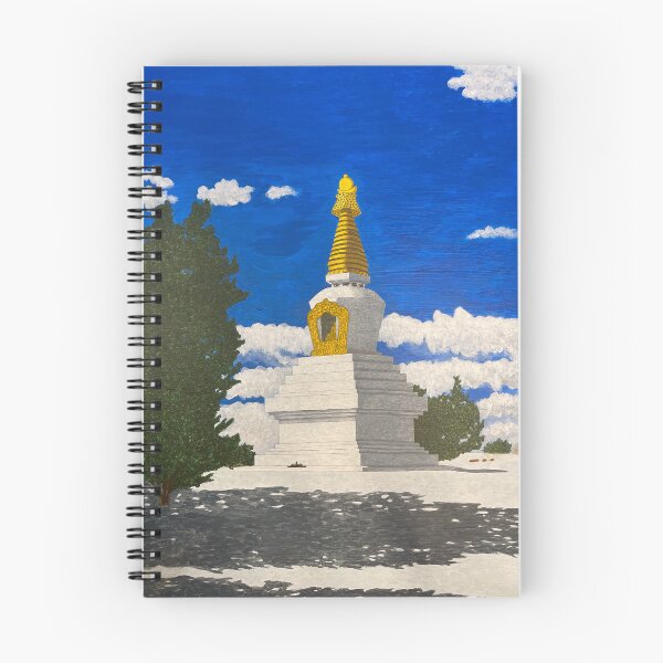 Item preview, Stupa in Snow designed and sold by Prajna Vajrayana Art.