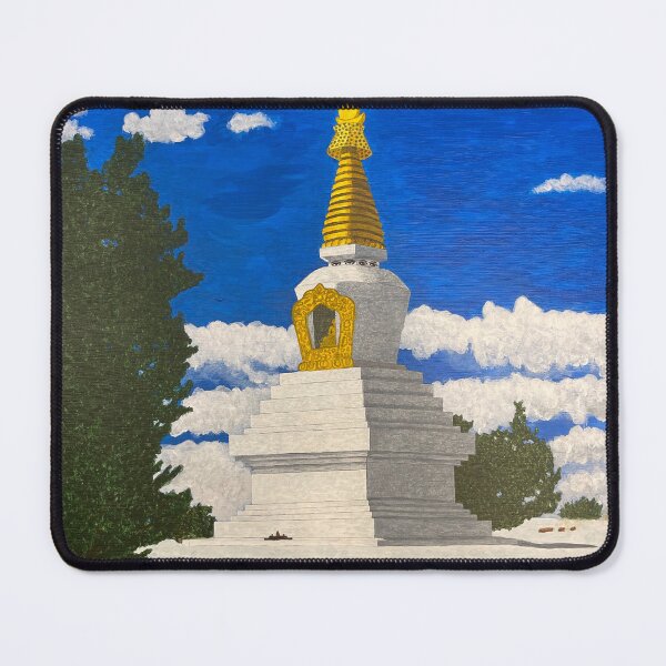 Item preview, Stupa in Snow designed and sold by Prajna Vajrayana Art.