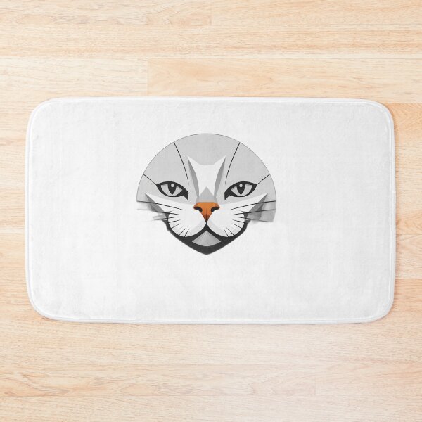 Item preview, Orange Cat Nose Whiskers Icon — Funny Cat Lover Gift designed and sold by InkDrop Studio.
