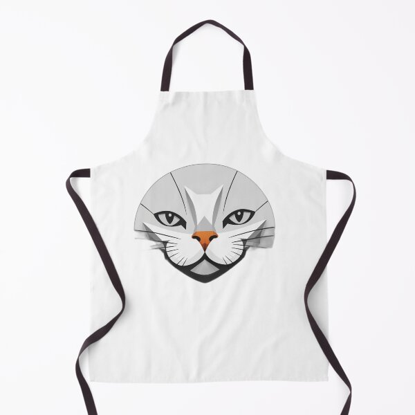 Item preview, Orange Cat Nose Whiskers Icon — Funny Cat Lover Gift designed and sold by InkDrop Studio.