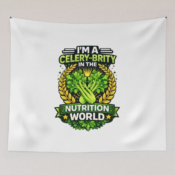 Item preview, I'm A Celery- Brity, Nutritionist  designed and sold by Design-Joyz.