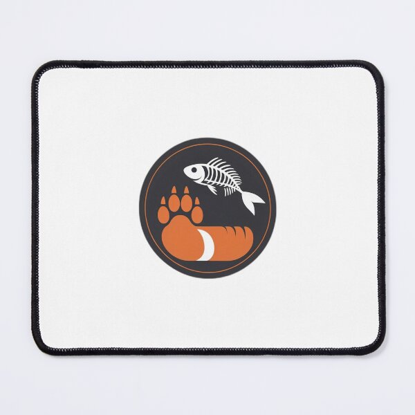 Item preview, Cat Paw Fish Skeleton Icon — Funny Cat Lover Gift designed and sold by InkDrop Studio.