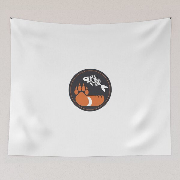 Item preview, Cat Paw Fish Skeleton Icon — Funny Cat Lover Gift designed and sold by InkDrop Studio.