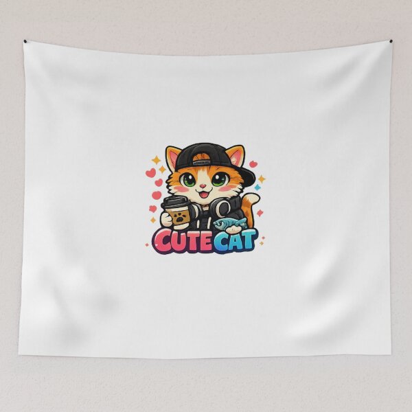 Item preview, Cute cat designed and sold by Printopia2.
