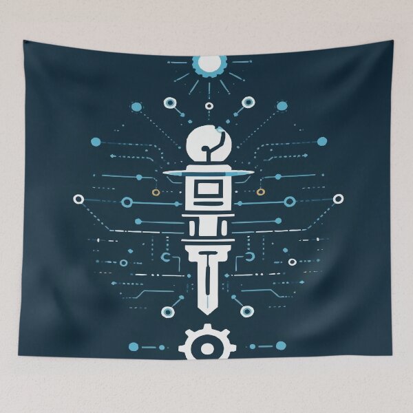 Item preview, Sparkplug Totem designed and sold by AbstractAnom.