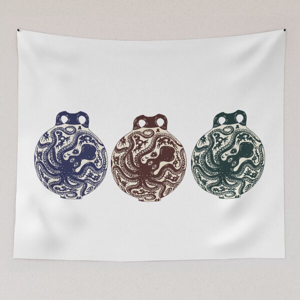 Item preview, Minoan Pottery Illustration Ancient Crete Vase Art, Archaeology Inspired Design designed and sold by Ancient-Tales.
