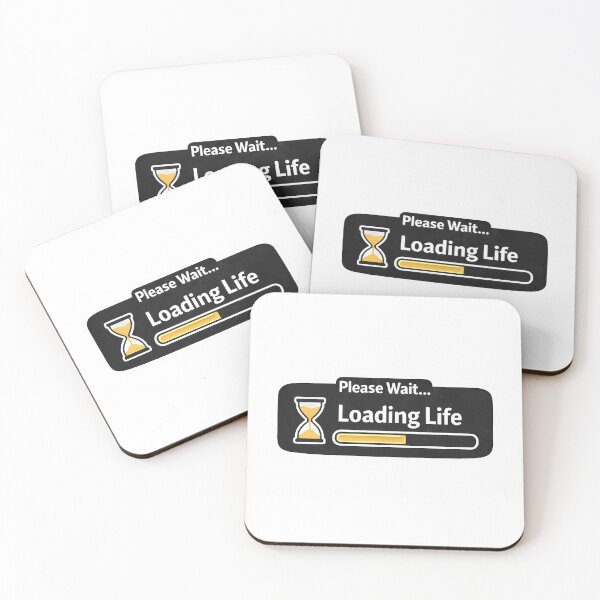 Item preview, Please Wait Loading Life Funny Sticker | Relatable Gen Z Meme designed and sold by LYZ7VANI.