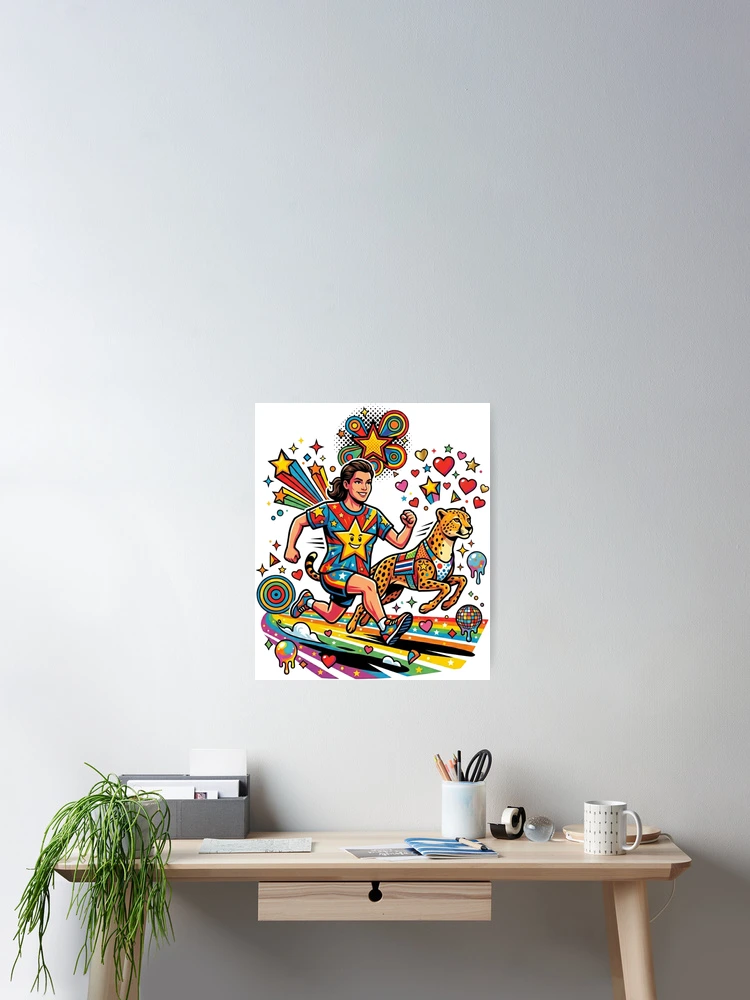 Thumbnail 2 of 3, Poster, Runner designed and sold by PP&RAINBOW SHOP.