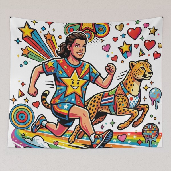 Item preview, Runner designed and sold by PP&RAINBOW SHOP.