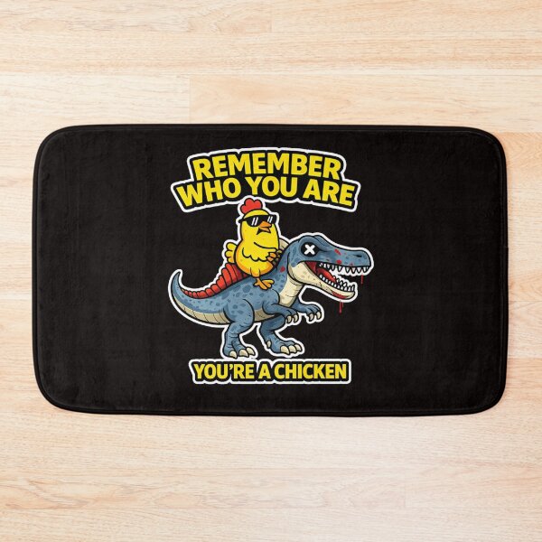 Item preview, Remember Who You Are You’re A Chicken Funny Dinosaur Meme T Rex designed and sold by VibeOffline Studio.