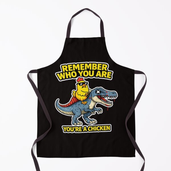 Item preview, Remember Who You Are You’re A Chicken Funny Dinosaur Meme T Rex designed and sold by VibeOffline Studio.