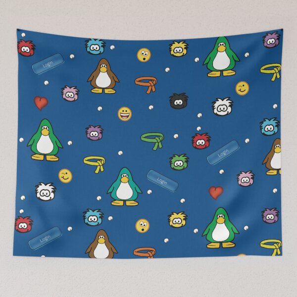 Item preview, Club Penguin Pattern designed and sold by TheWindDropShop.