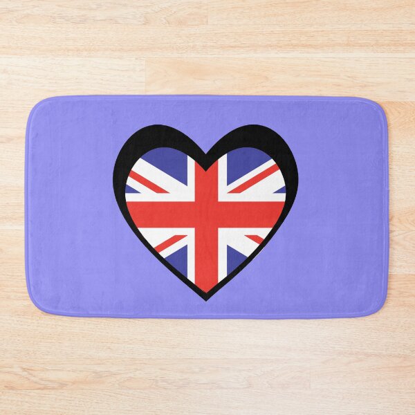 Item preview, Black Heart United Kingdom Flag designed and sold by The Best Designs.