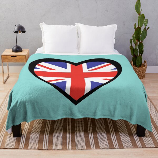 Item preview, Black Heart United Kingdom Flag designed and sold by The Best Designs.