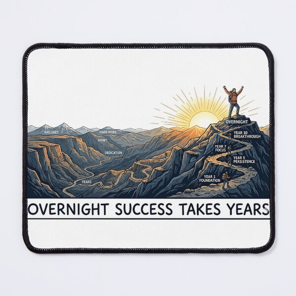 Item preview, The Long Path to Overnight Success Concept designed and sold by AlexLerry.