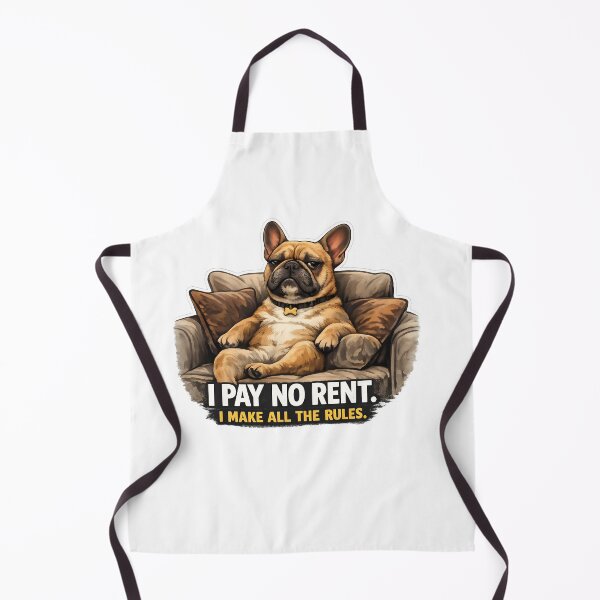 Item preview, Smug French Bulldog “I Make All the Rules” Funny Couch Meme Dog Design designed and sold by MyTutina.