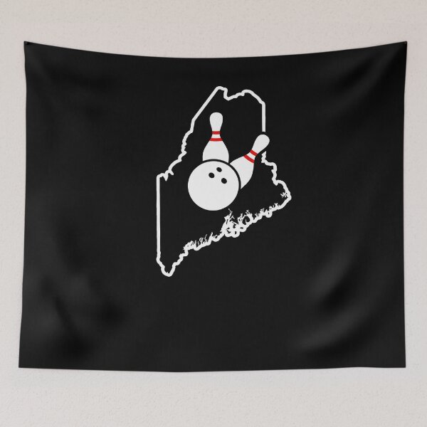 Item preview, Bowling Pins Maine Funny Bowling Shirts designed and sold by shoppzee.