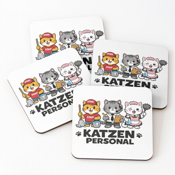 Item preview, Cat Personal Trio Office Mascot designed and sold by xyab.