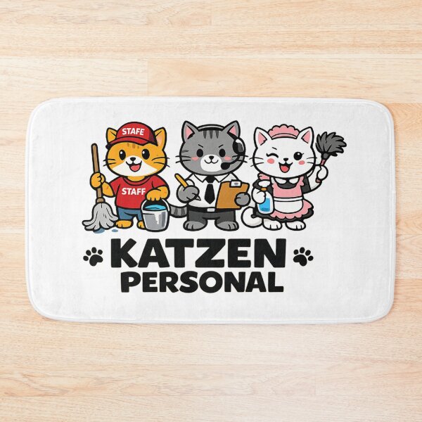 Item preview, Cat Personal Trio Office Mascot designed and sold by xyab.