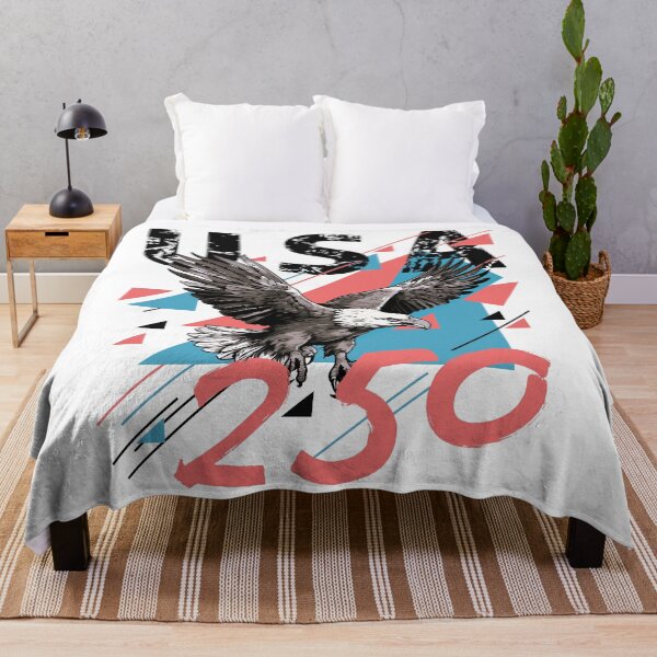 Item preview, USA 250 Modern Geometric Eagle Patriotic Design designed and sold by cabana.space.