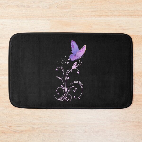 Item preview, Whimsical Purple Butterfly with Pastel Swirls designed and sold by Rehnair.