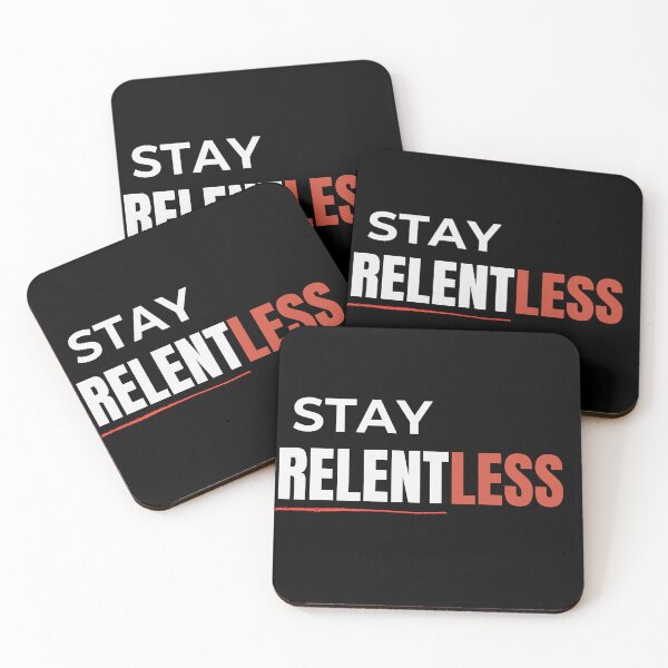 Item preview, Stay Relentless T-Shirt | Powerful Motivation Quote Design designed and sold by Pure Focus.