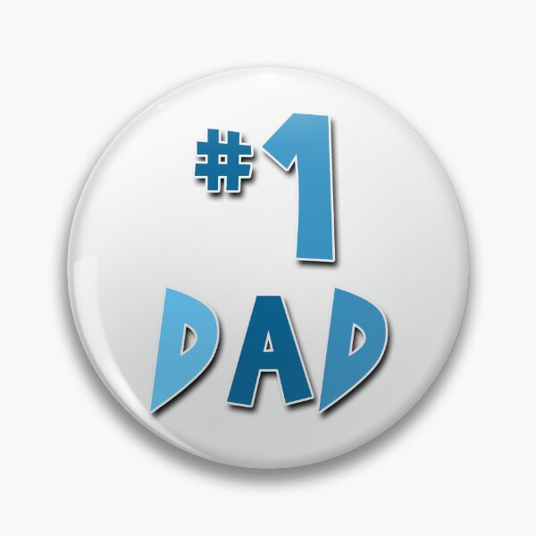 Item preview, Numer One Dad Blue designed and sold by Normbot2000.
