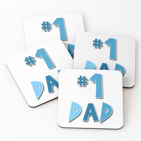 Item preview, Numer One Dad Blue designed and sold by Normbot2000.