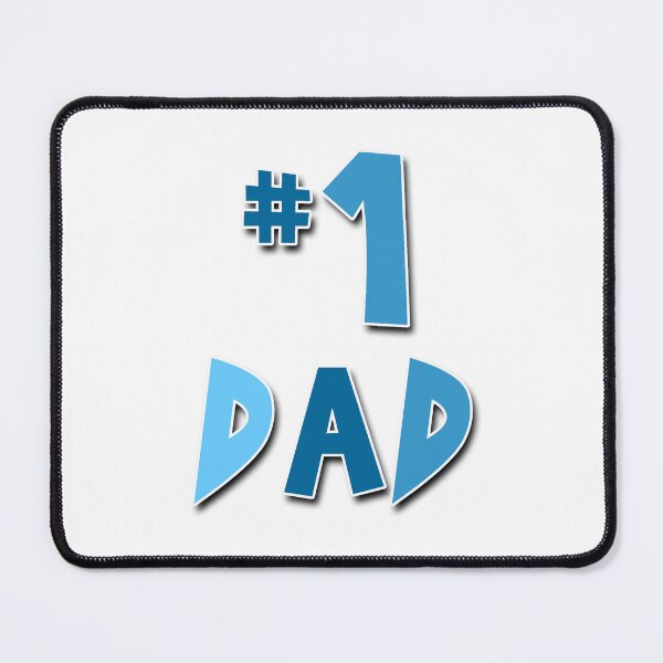 Item preview, Numer One Dad Blue designed and sold by Normbot2000.