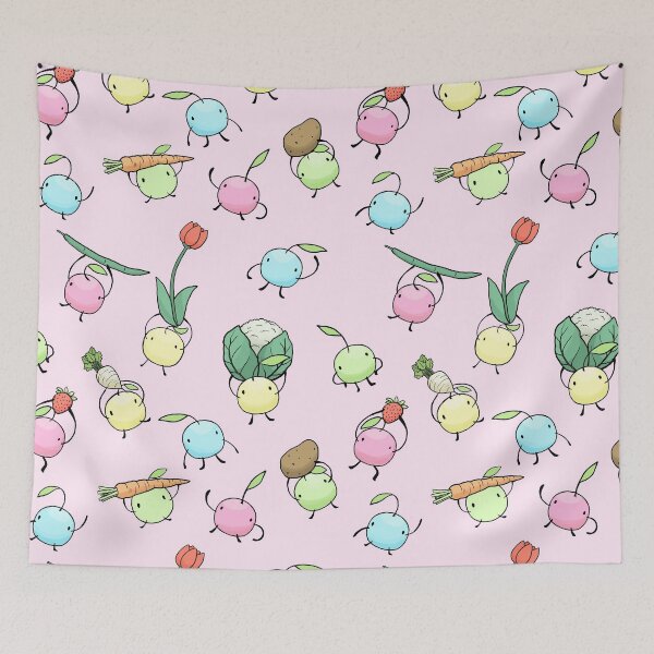 Item preview, Stardew Valley Springtime Junimos - Pink designed and sold by JurassicParkans.