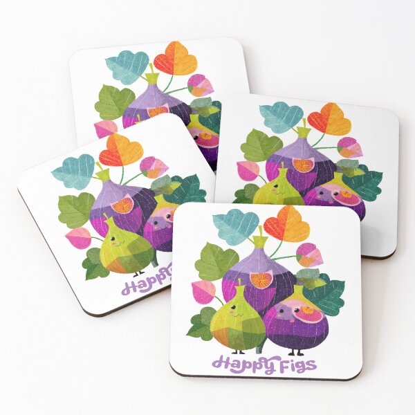 Item preview, Happy Figs – Whimsical Delight designed and sold by ForeverPrintsOK.