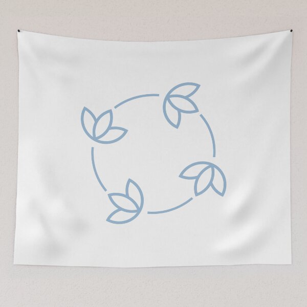 Item preview, Minimalist Zen Botanical Leaf Circle designed and sold by LekkieStudioArt.