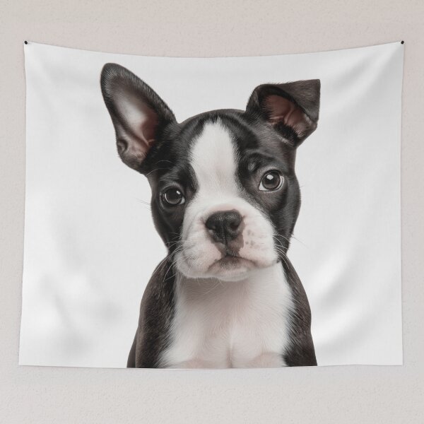 Item preview, Adorable Boston Terrier Pup for Cute Boston Terrier puppy lovers designed and sold by LazyOwlStore.
