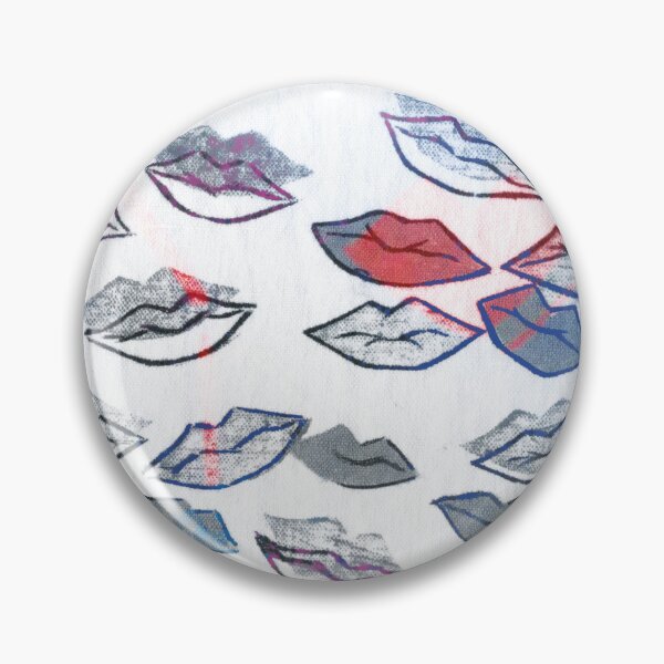 Item preview, offset lips luminosity brush canvas designed and sold by kanakeen.