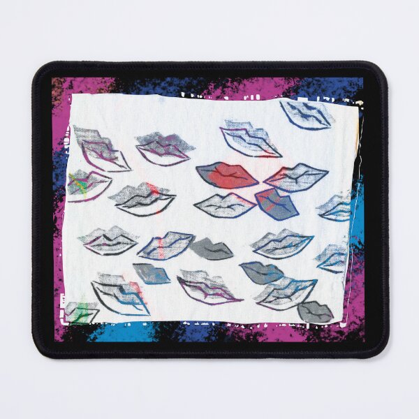 Item preview, offset lips luminosity brush canvas designed and sold by kanakeen.
