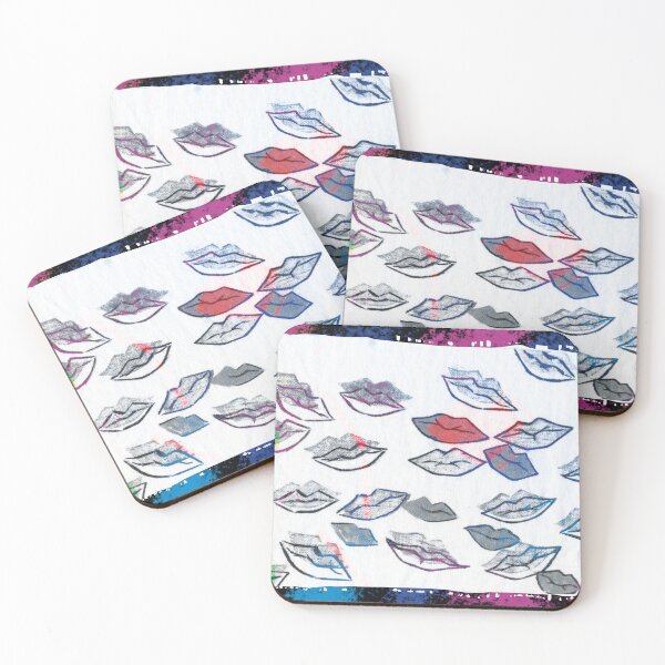 Item preview, offset lips luminosity brush canvas designed and sold by kanakeen.